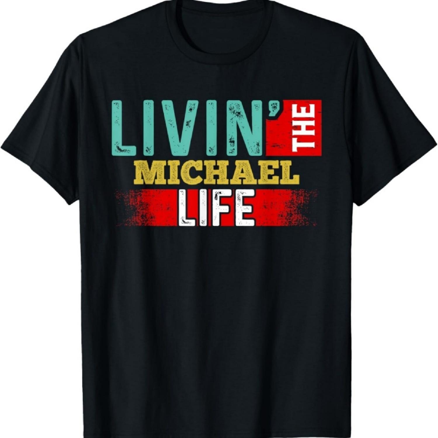 Футболка MICHAEL Designs By AKOKAY Livin  The MICHAEL Life Имя MICHAEL Футболка S