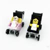 Blocs de construction de chariot pour bébé, accessoires, briques MOC, bricolage, modèle de lit de landau pour bébé, jouets éducatifs pour enfants, 8 pièces/ensemble