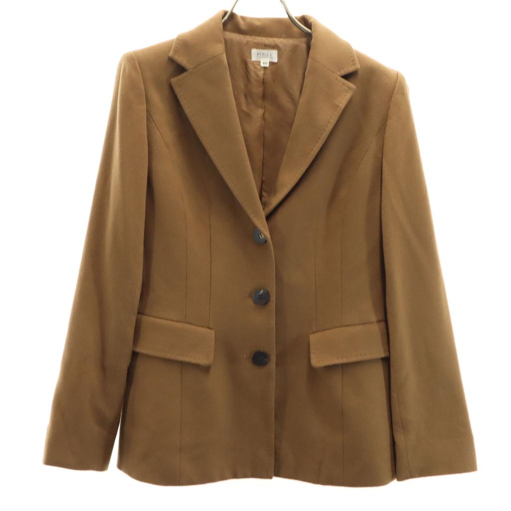 FOXEY BOUTIQUE Made In Japan 100% Cashmere Tailored Jacket 40 Brown Women Used