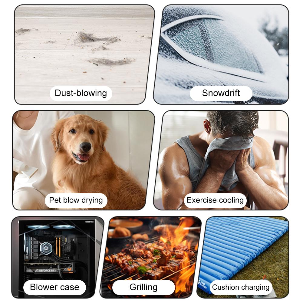 Mini Turbo Jet Fan 130000 RPM Strong Winds 50m/s Turbo Violent Fan Powerful Blower Turbo Jet Blower Air Duster Blower