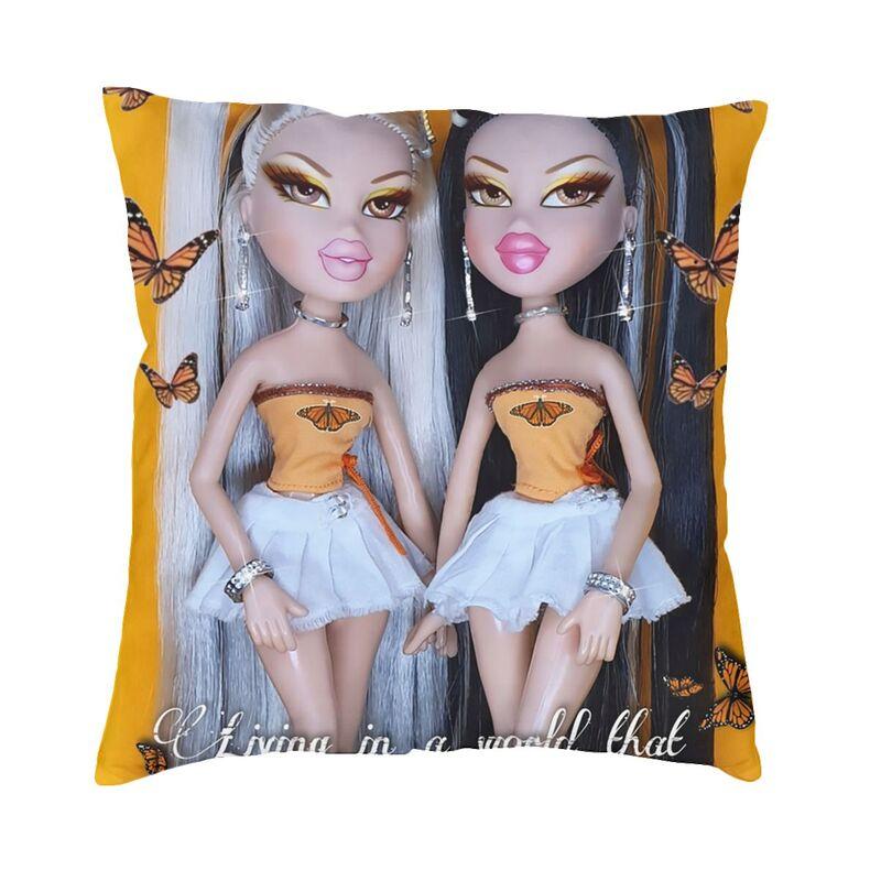 Personalized Custom Bratz Rock Angelz Pillow Case 45x45cm Decor Home Anime Manga Tv Nordic Cushion Cover Soft Pillowcase