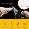 Coupe Ongles - INOX - Dispositif de Protection - Lame Ronde - Lime à Ongles Incluse