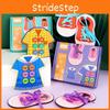 Wooden Shoe Tying Game Toy With Diy Fun For Kids Educational Play