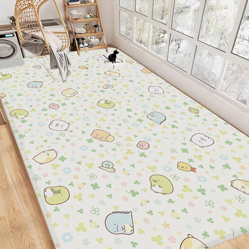 Cartoon Pink Sumikko Gurashi Door Mat Nordic Style Bedroom Living Room Doormat Home Balcony Anti-Slip Alfombra