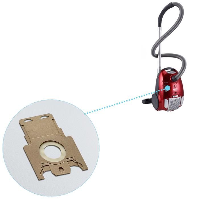 Sac aspirateur - Hoover - H60 - Lot de 10 - Compatible avec plusieurs modèles - Blanc