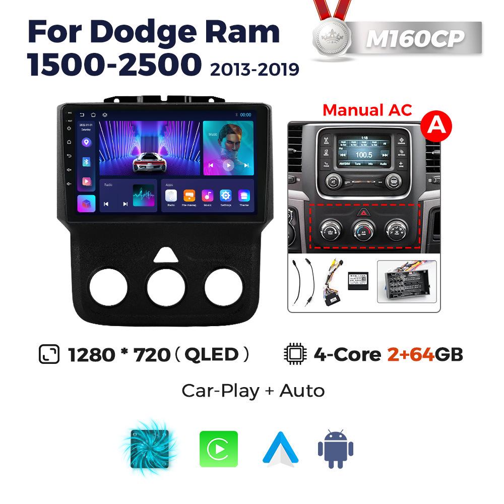 Dodge Ram 2013-2018 Android Navigation System for 1500/2500/3500 Models