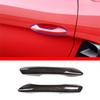 Car Exterior Door Handle Cover Trim Accessories Dry Carbon Fiber Parts For 911 2012-2018 718 2016-, Without Holes