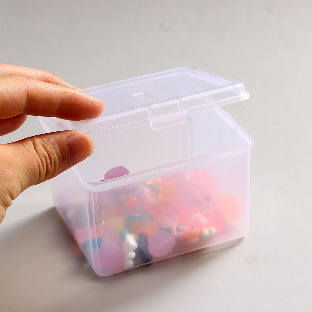 1Pcs with Lid Storage Box Rectangular Shape Small Thing Container  Storing Jewelry Headband
