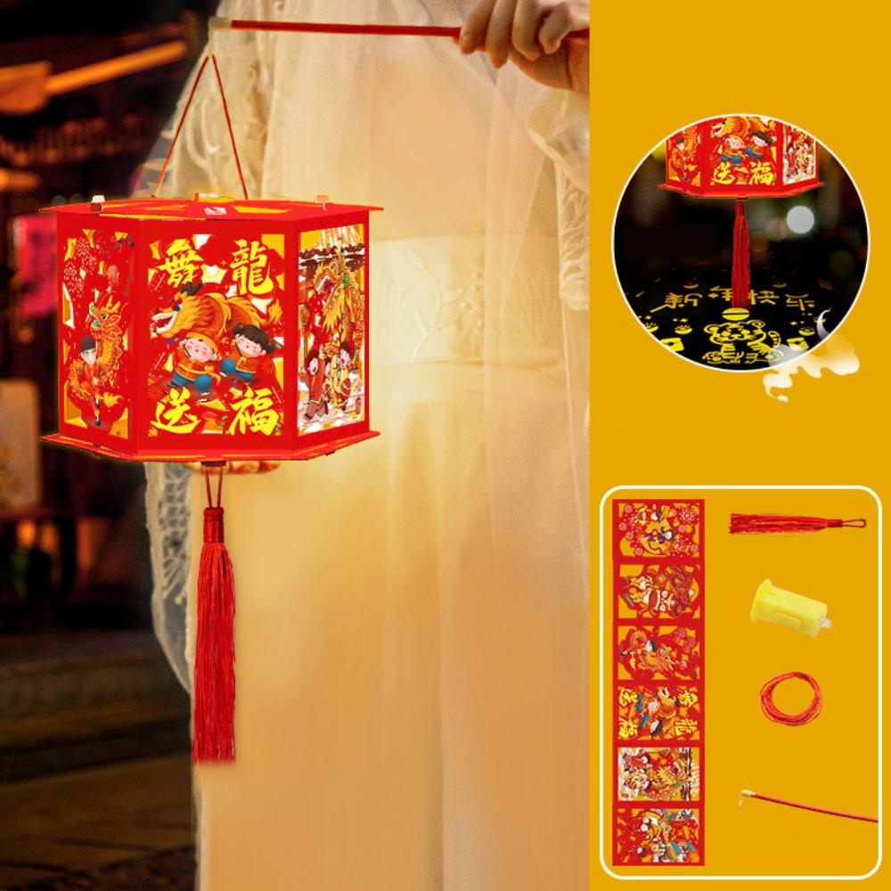 

Cartoon Spring Festival Projection Lantern Zodiac Snake Handheld Lantern Children s Gift Style 6
