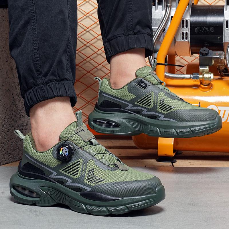 Çelik Burunlu Güvenlik Ayakkabıları - Ezilmeye Karşı, Delinmeye Karşı, Darbe Emici Hava Yastıklı Taban, File Tasarım ve Koruyucu Özellikler