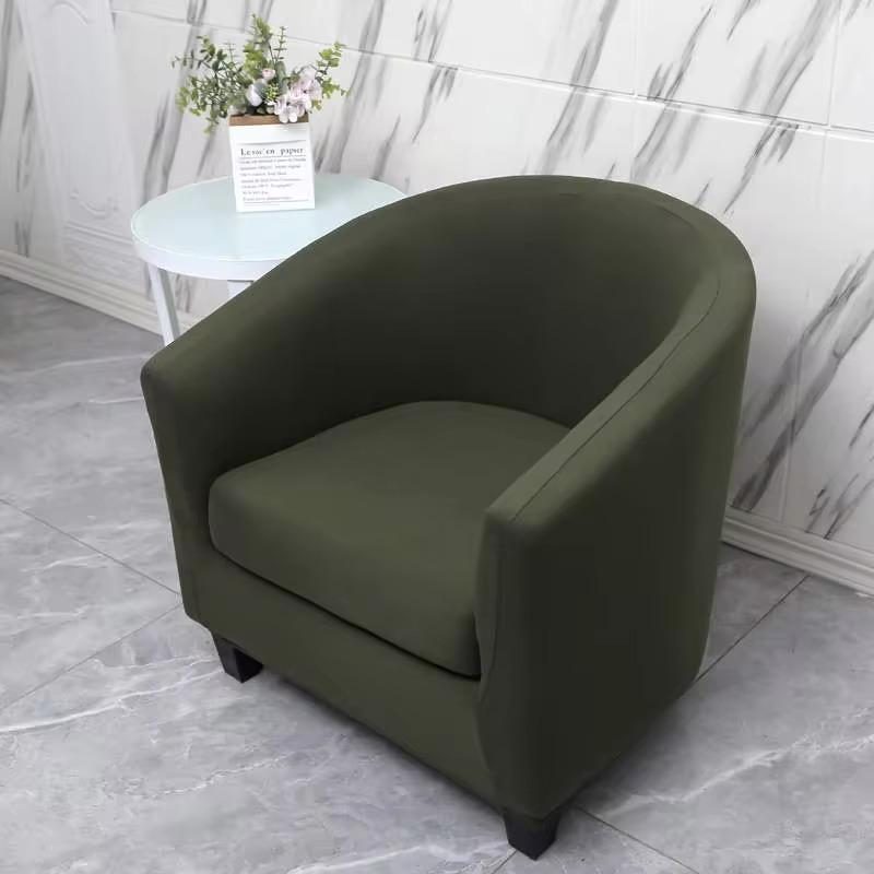 Armchairs Chair Covers Stretch Single Sofa Slipcover Sofa Couch Cover for Bar Counter with Seat Covers Funda De Sofá Individual