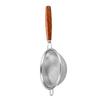 Japanese Style Wooden Handle Stainless Steel Tea Infuser and Strainer - Gongfu Tea Set Accessories for Pu'er Tea Ceremony