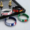 Handwoven USA-Canada-Mexico 2026 World Cup Team Bracelet - Football Fan Souvenir