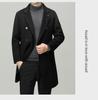 Men's Premium Double-Faced Wool Coat - Mid-Length, Autum/Winter Business Casual 100% Wool Overcoat
