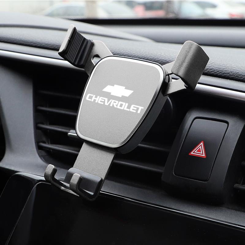 1Pcs Car Phone Holder Gravity Sensing Air Vent Stand Accessories For Chevrolet Bolt Spark Tahoe Z71 Aveo Impala Lacetti Malibu