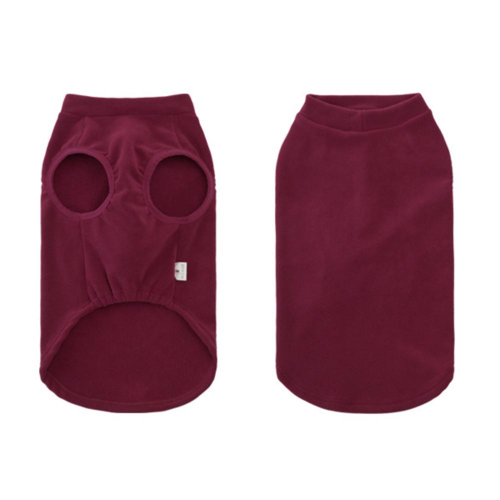 Solid Color Dog Sweater Soft Fleece Stretchy Pullover Dog Clothes Lightweight Pet Clothing Winter for Small Medium Large Dogs