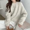 Casual Autumn Winter Women Sweater Fashion O Neck Loose Long Sleeve Pullovers Knitted