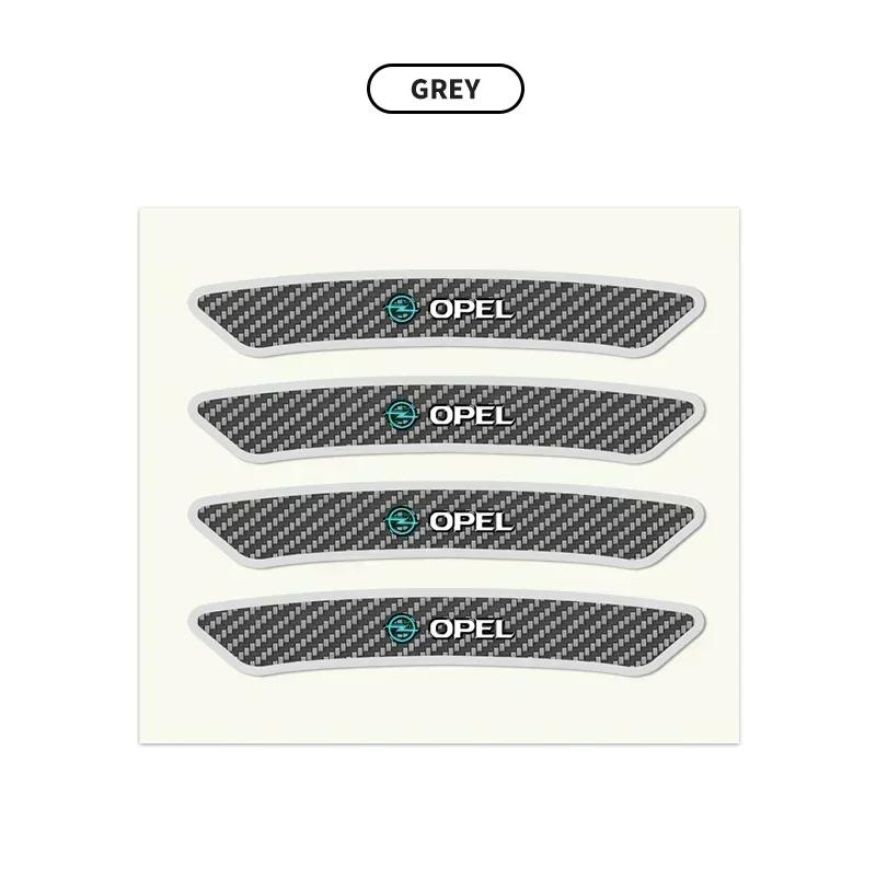 AAHG1 4pcs Car Tire Rims Stickers Wheel Accessories Decals For Opel Astra H Astra J G Corsa Insignia Zafira B Vectra C Corsa D Vivaro