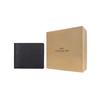 Coach 3 In 1 Wallet With Embossed Print And Detachable Card Holder Men Wallets Black 75371-BLK