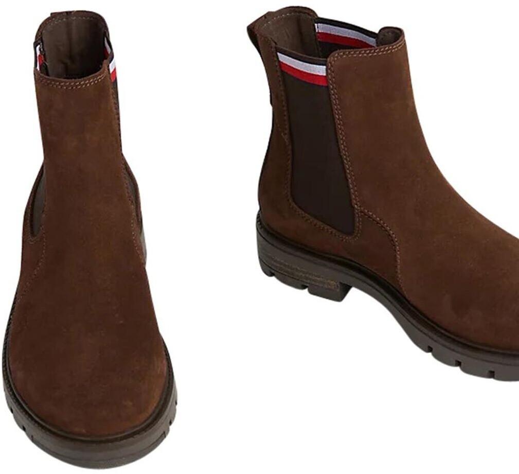 Boots Tommy Hilfiger Corpoarte Hilfiger Suede (FM0FM04803) (FM0FM04803-GT6) Cocoa