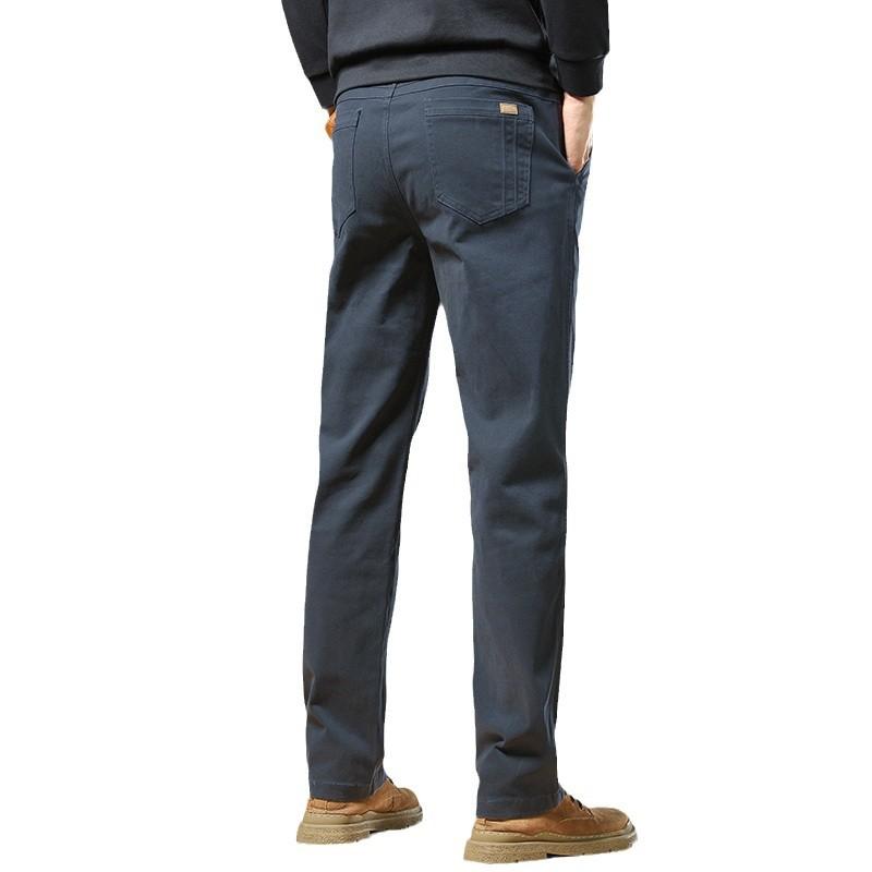 2024 Autumn And Winter New Casual Pants For Men, High-End Slim Fit Business Loose Straight Leg Trousers, Versatile Long Pants
