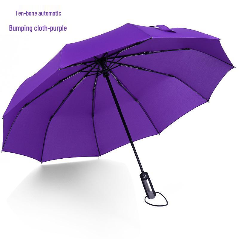 Automatic Three-Fold Sunshade Umbrella: UV-Protection & Rainproof for Men and Women
