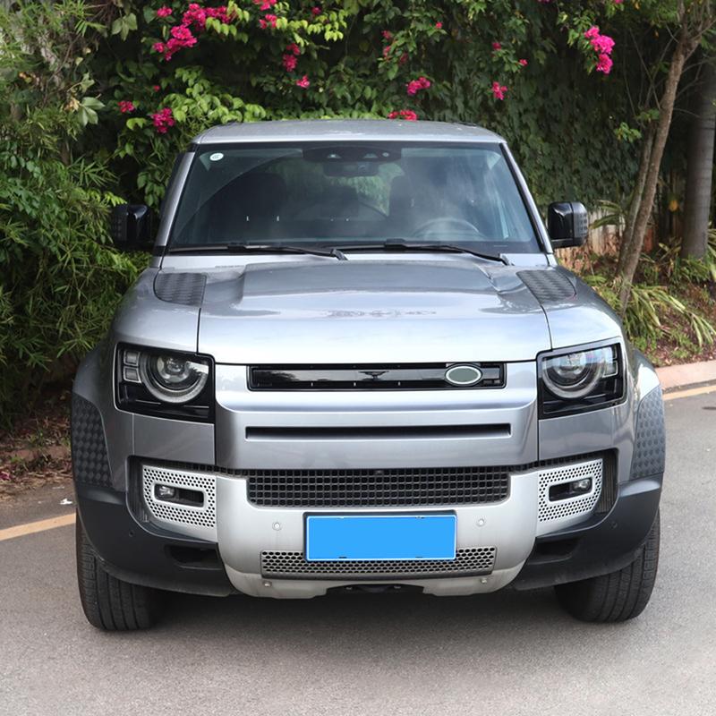 For Land Rover Defender - Car Accessories ABS Plastic Bumper Side Anti-Scratch Plate Cover Trim 2pcs