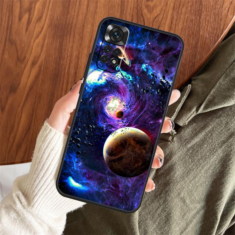 

Outer Space Planet Stars Moon Case For Xiaomi Redmi Note 14 13 12 11 10 9 15 Pro Plus Redmi 15 15C 13 10C 12C 13C 14C Cover Redmi 10C