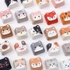 5/10Pcs Cute Kawaii Animal Keycaps Adorable Cartoon Design Comfortable Touch For Mechanical Keyboard Custom Desktop Decor