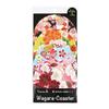 Kamiiso Kimono Beauty Washi Hana Yuzen 315 Coaster, Pattern, No.