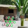 4pcs Plastic Plant Stem Folding Frame Efficient Convenient Plant Stem Support Reusable Double No Stake Trellis