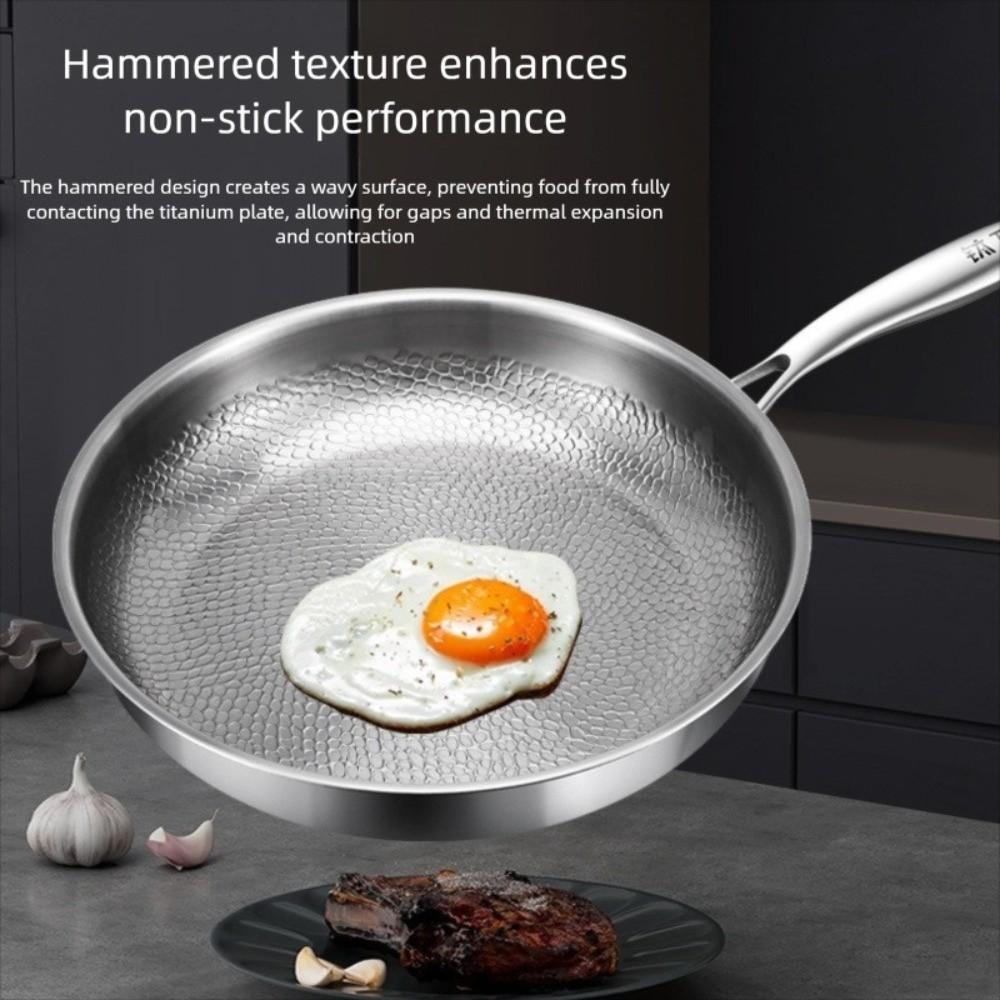 Antihaft-Steakpfanne 26/28/30/32cm Küchengeschirr Titan-Pfanne Gas-Induktionsherd