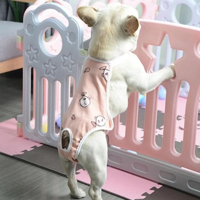 Dog Cotton Sanitary Pantie Pet Physiological Pants Underwear Female Dog Clothes Puppy Diaper Strap Briefs Shorts Pets Supplies