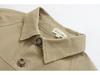 2024 Women's Winter Distressed Pocket Workwear Shirt Jacket - European & American Style Fashion