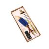Retro Feather Pen Gift Box Set Feather Pen Student Birthday Gift Dipping Pen