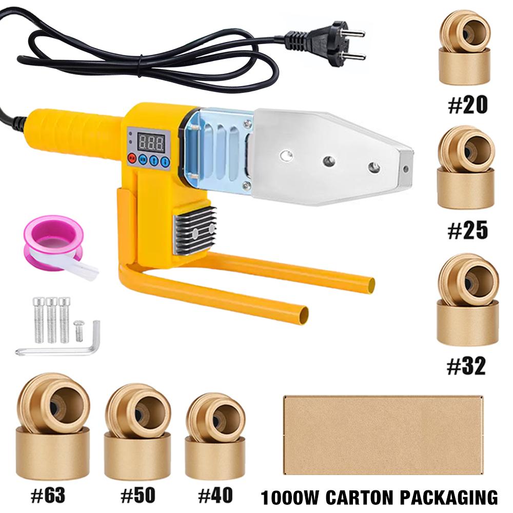220V Pipe Welding Machine 800W/1000W Pipe Welding Iron PB/PP/PE/PPR Pipe Welding Tools, Home Water Pipe Plastic Welding Tools