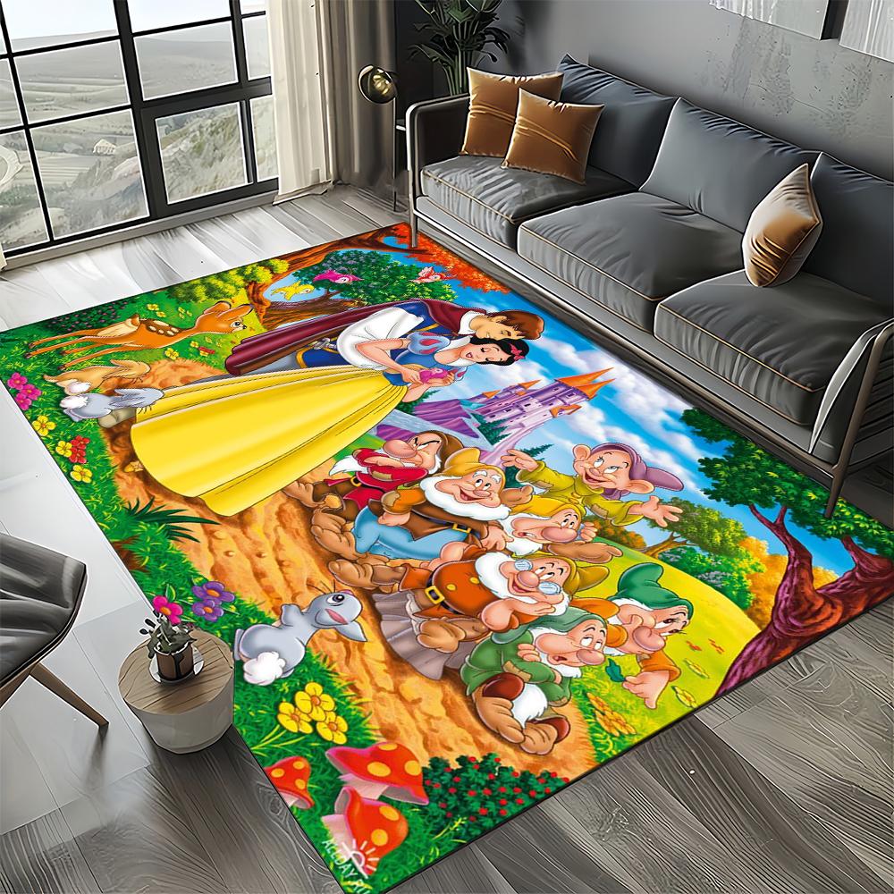 27 Style Snow White Princess Cartoon Girl Carpet Rug for Bedroom Living Room Home Sofa Decoration,kid Large Decor Floor Mat Gift