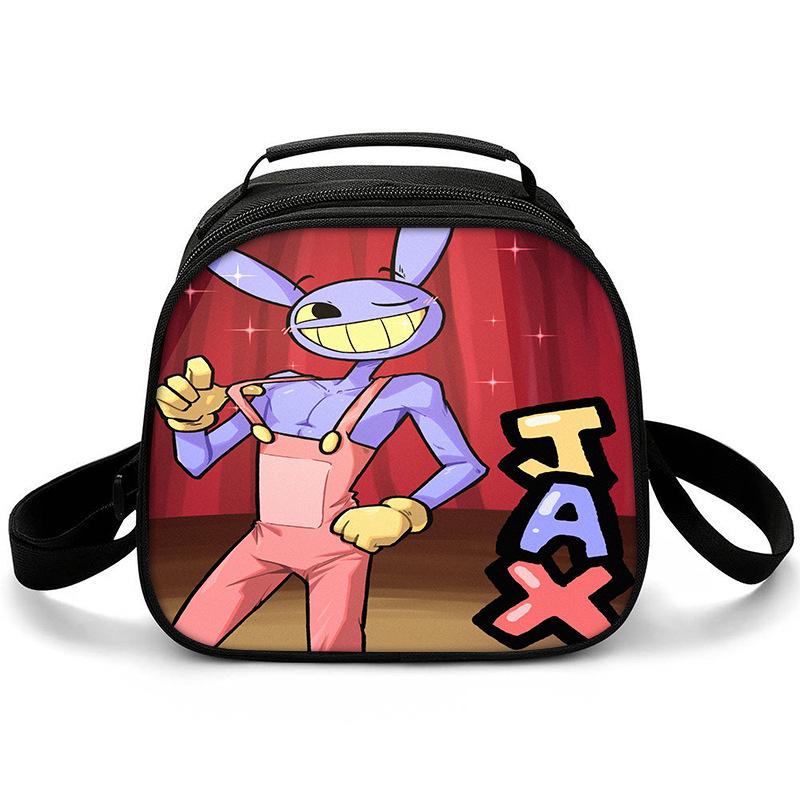 Magic Digital Circus Lunch Bag Student Ice Bag Children'S Meal Box Bag Handheld Shoulder Bag Cartoon Meal Bag