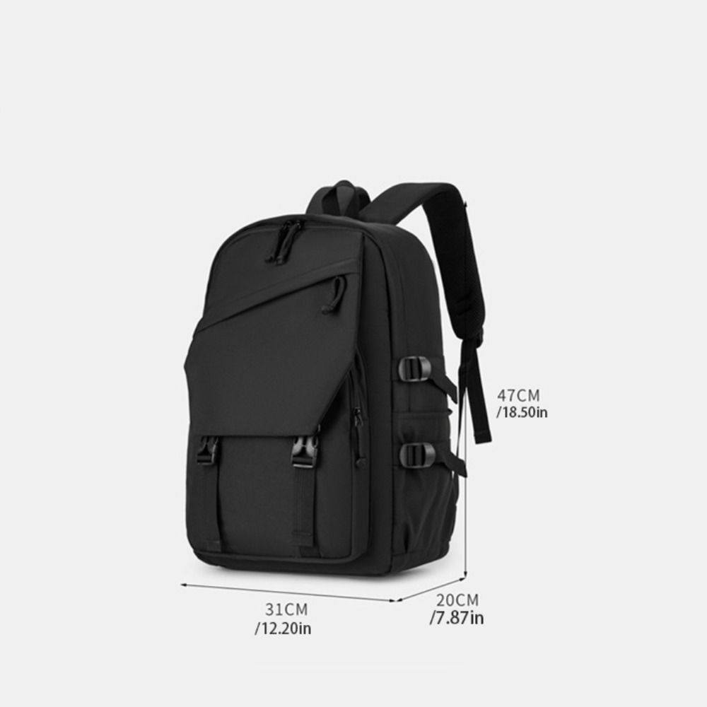 Waterproof Student Schoolbag Large Capacity Laptop Bag Storage Travel Knapsack  Unisex