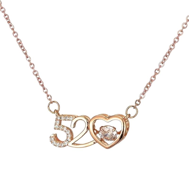 

Hollow Heart Pendant Necklace Chain Necklace Heart Neck Jewelry Silver Texture Suitable for Women Who Love Details