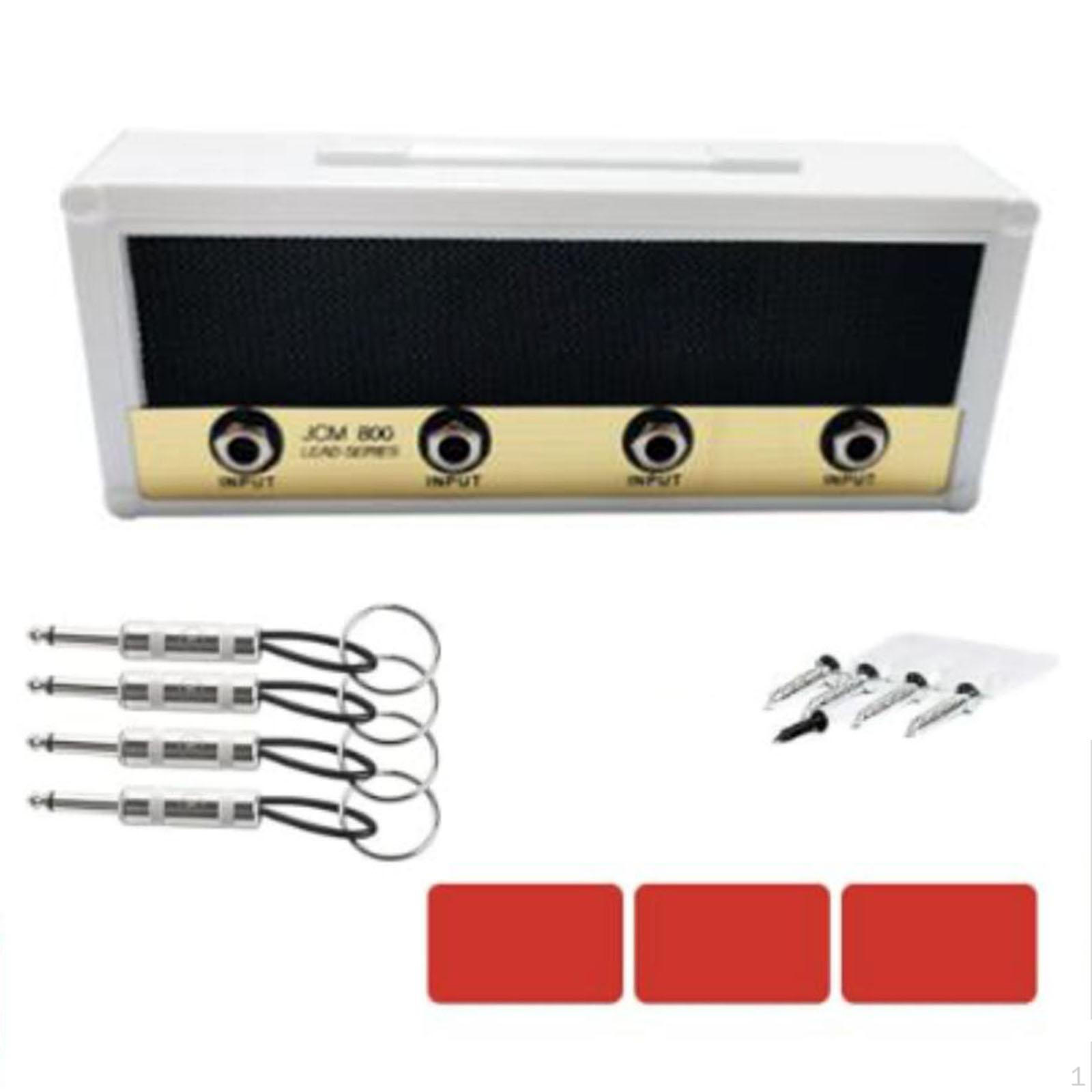 

Брелок для ключей в стиле гитарного усилителя для любителей музыки белый