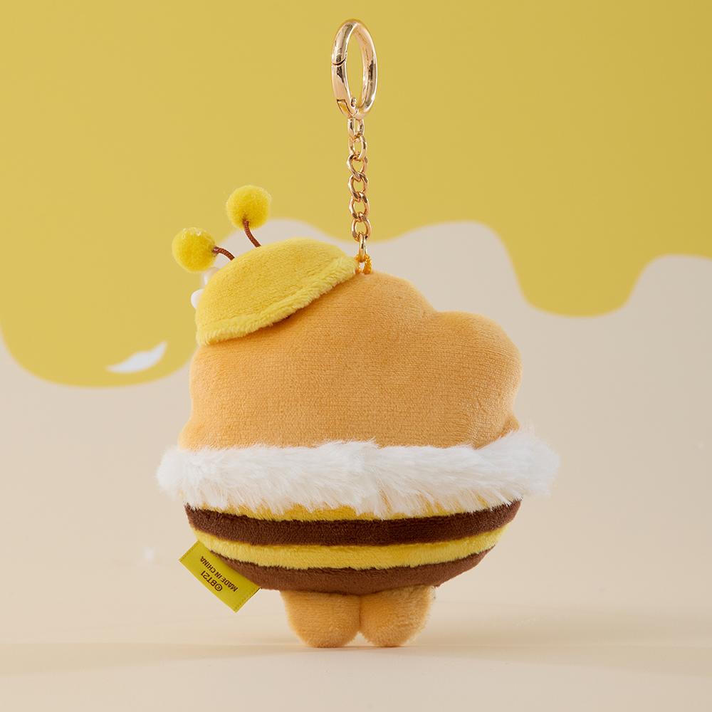 BT21 SHOOKY Minini Honeybee Plush Measuring Tape Keychain