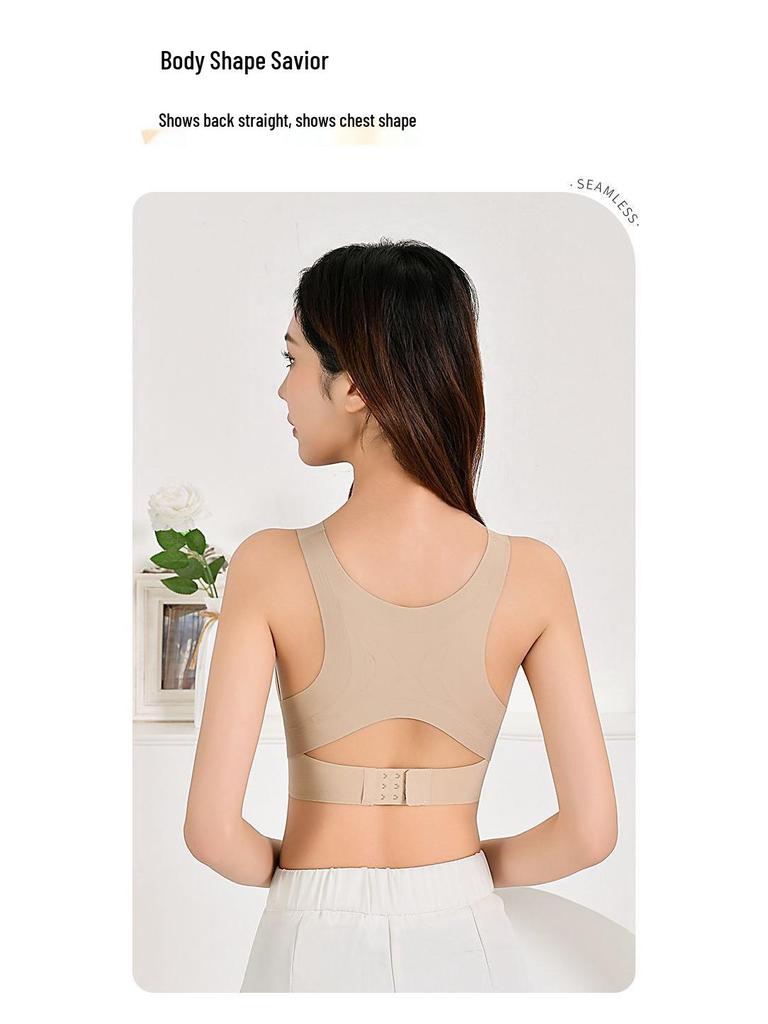 Miki Seamless Posture-Correcting Sports Bra: Anti-Sag, Supportive, Beautiful Back Design