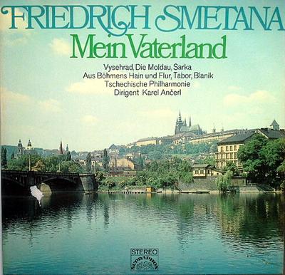 LP Record BEDŘICH SMETANA - Mein Vaterland 80187XK Supraphon 1970 Germany Classical Used