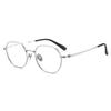 Retro Japanese Titanium Small Frame Myopia Glasses: High-Prescription, Polygonal, Wide Rim for Small Faces