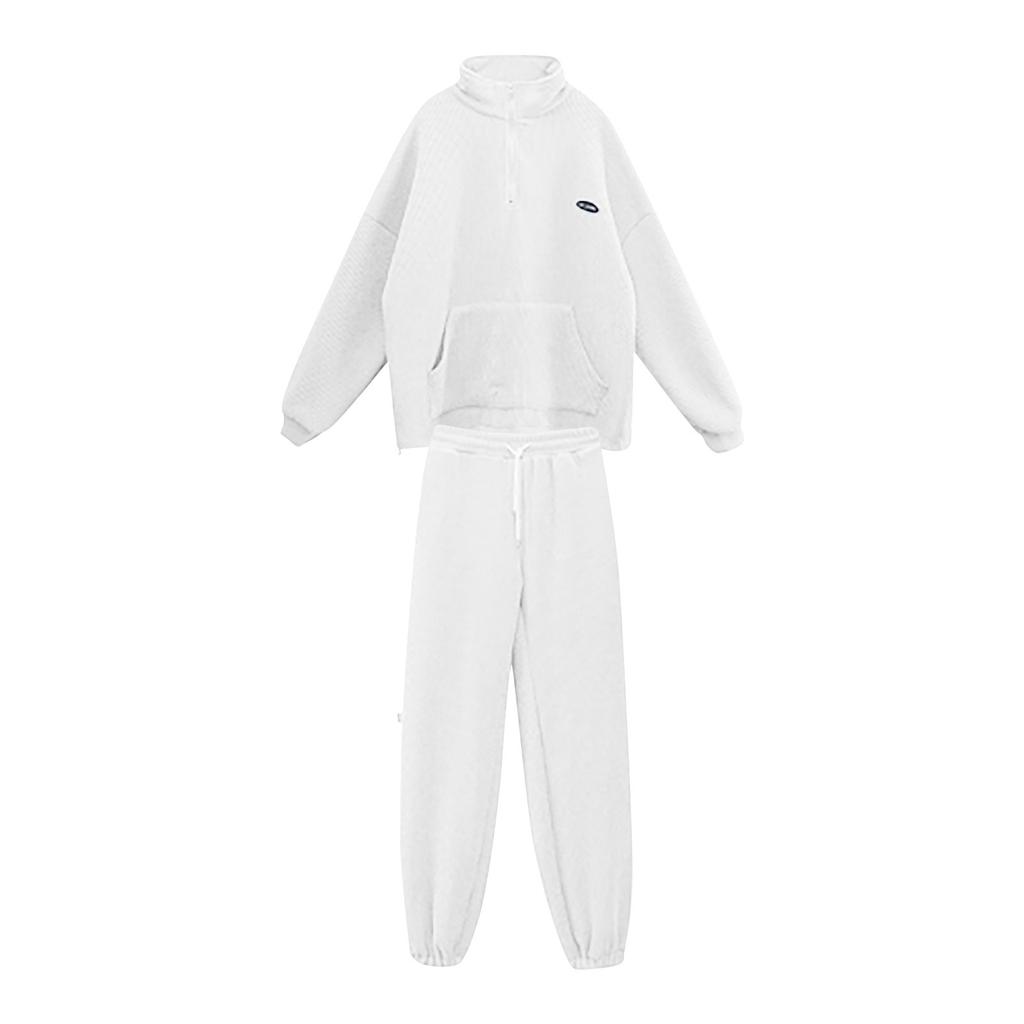 Women's Suit Sportswear Korean Style Loose Fashion Casual Running Two-piece Set