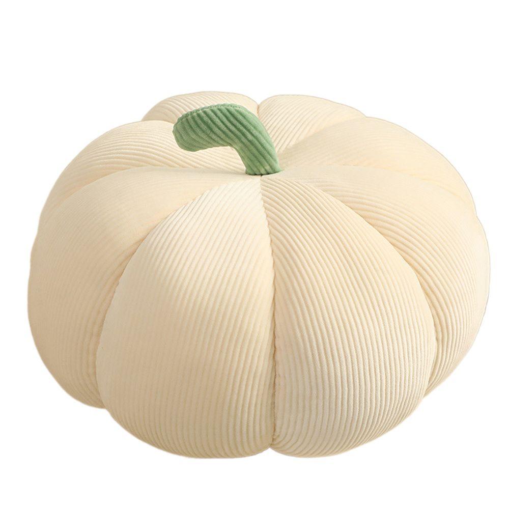 

Sleeping Cushion Pumpkin Soft Pillow Pumpkin Stuffed Toys Back Cushion Pumpkin Plush Toys white-18cm