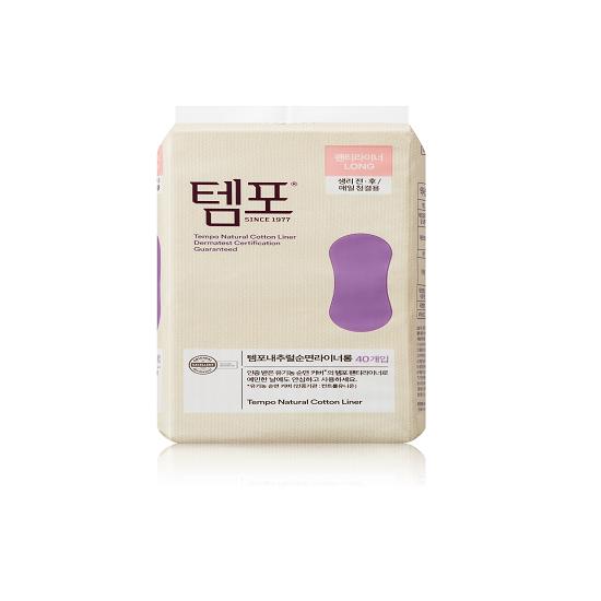 

Choose one of four Tempo Natural cotton sanitary pads (medium slim pad, large pad, overnight pad) Natural cotton liner long 40P