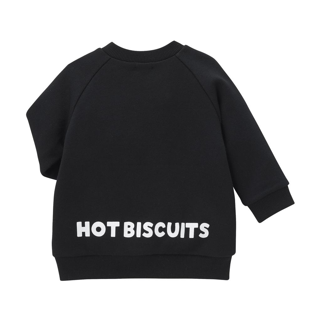 MIKIHOUSE HOT BISCUITS Sweatshirt, Boys and Girls, Kids' Clothing, Black, Size 100cm, 73-5608-496