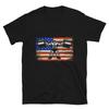 Powerlifting American US Flag Bodybuilding Gym Fitness Muscle T-Shirt